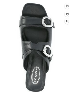 Scoop Women's Flat Slide Buckle Sandals